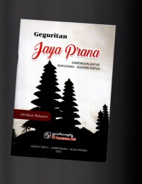 Image of Geguritan Jaya Prana: Kawewehin Antuk Makudang-kudang Pupuh